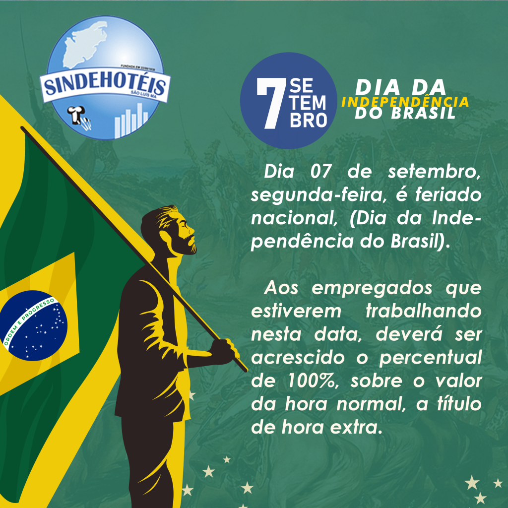 7 De Setembro Dia Da Independência Do Brasil SindehotÉis MaranhÃo 2110